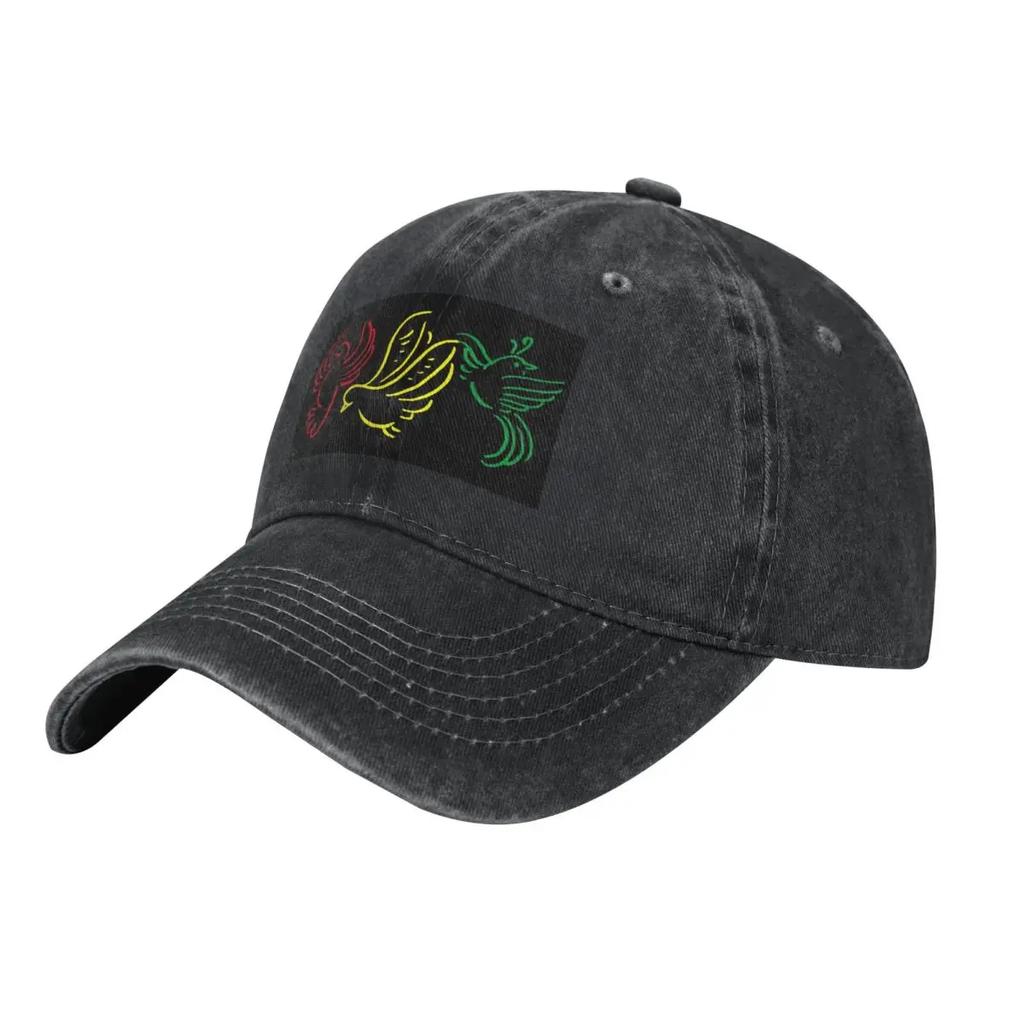Ajax Bob Marley  Little Birds Baseball Caps Snapback Denim Hats Outdoor Casquette Streetwear Baseball Cowboy Hat for Unisex Women