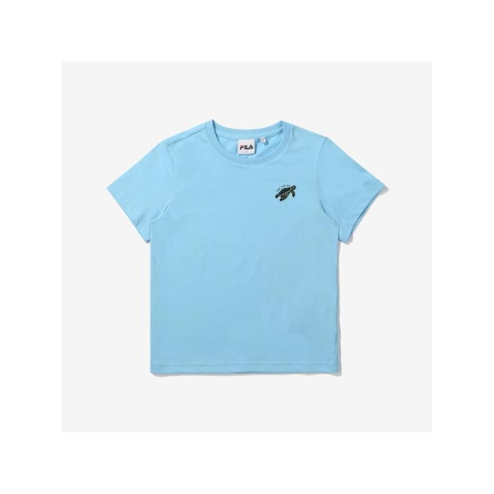 

[fila Kids] Better World Turtle Tee Fk2rse2135x Sbu q0zFk2rse2135xSbu SKYBLUE/120