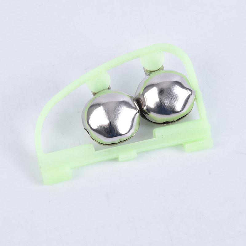 Fluorescent Fishing Tackle Rod Pole Tip Clip Twin Bell Alarm Alert Night Ring
