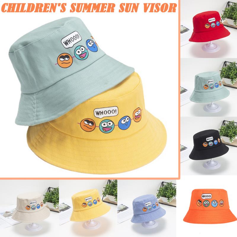 Summer Baby Hat Boy Girl Cotton UV Protection Sun Cap Children Panama Beach Kids Bucket Hat Infant Sun Visor Caps