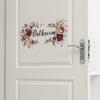 Bathroom English Slogan Bathroom Door Background Landscaping Decoration Wall Sticker