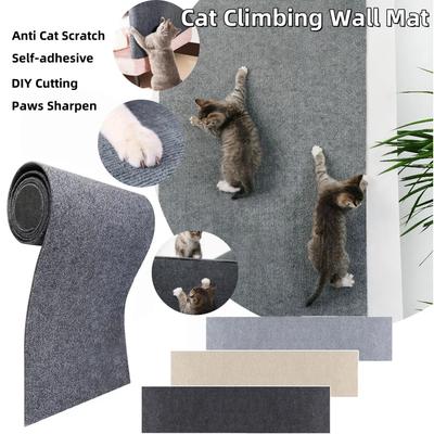 Katzenkletterwandmatte Anti-Katzenkratzsofa DIY Kätzchenkriechmatte Sofaschutz Selbstklebender Teppich Katzenkratzbrett