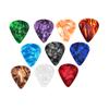 10 Pcs Guitar Picks & Guitar Pick Holder Set For Acoustic Guitar Electric Guitar Bass Ukulele Stick-on Holder (picks Random Color)