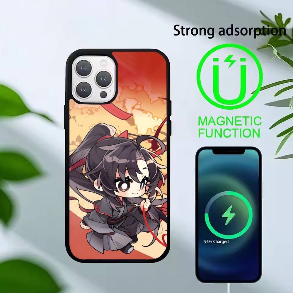 

Чехол для телефона Грандмастер Демонического Культивирования для iPhone 17, 16, 15, 14, 13 Plus, Pro Max Магнитный для Magsafe Беспроводная Зарядка iPhone15Plus