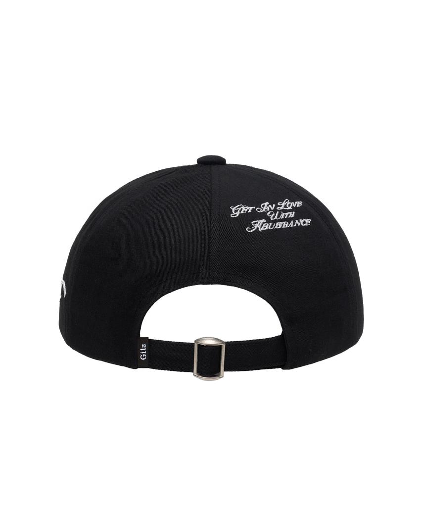 Gillaakaibeu Lettering Logo Trucker Cap_Black