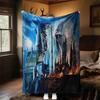 1pc Hogwarts Voldemort Harry Potter Outdoor Flannel Throw Blanket All Season Soft Warmth,Home Decor 1031193