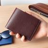 Men's Wallet Multiple Card Slots ID/Credit Card Holder Fashion Vintage Business Coin Purses Snap Leather Male Wallets