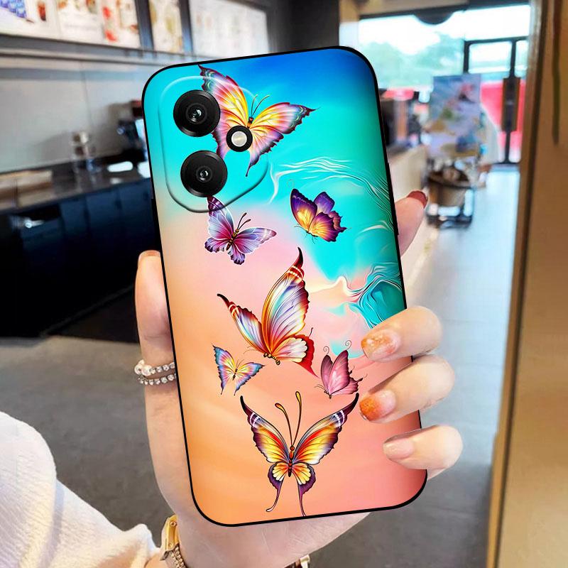 Soft Protective Case For Honor 400 5G Fundas Oil Painting Silicon Cover For Honor 400 Pro Phone Back Shell Honor400 Cartoon Capa