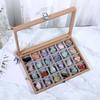 Natural Crystal Broken Stone Gem Specimen Box Mineral Crystal Raw Stone Display Box Teaching Ornamental Stone Collection