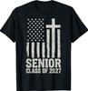 Senior Class of 2027 American Flag T-Shirt