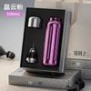 500ml Pure Titanium Thermal Water Bottle Double-Layer Vacuum Insulated THERMOS with Magnetic Cap And Temperature Display Drinkwa