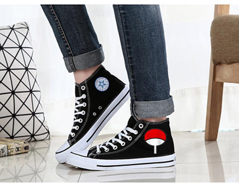 Scarpe da Ginnastica Alte in Tela Demon Slayer - Unisex Moda Cartoni Animati