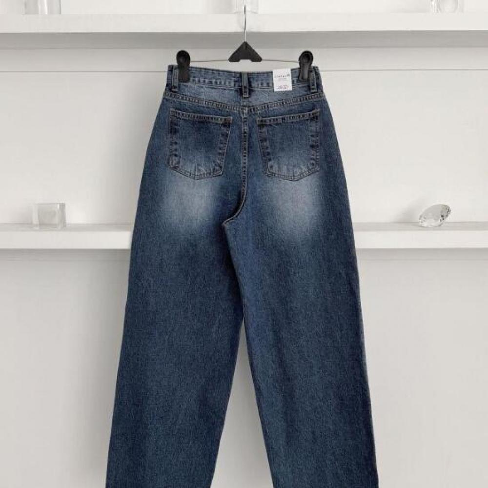 New ArrivalS Open Run Women S Cover Up Denim pantS Medium Blue Wide jeanS