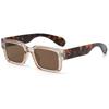 Square Rivets Men Sunglasses Women Vintage Ins Popular Punk Glasses Gradient Trending Travel Sun Glasses Shades UV400