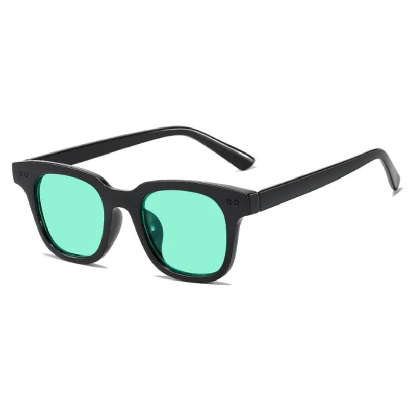 Retro Sunglasses Men Women Popular Square Oval Sun Glasses Ladies Black Eyeglasses Driver Goggles Uv400 Mirror