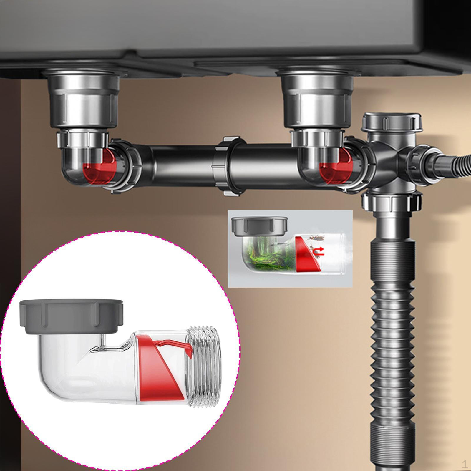 

Backflow Preventer for Visible Sink Drains, Lightweight And Easy-to-install Accessory As A 40 tube