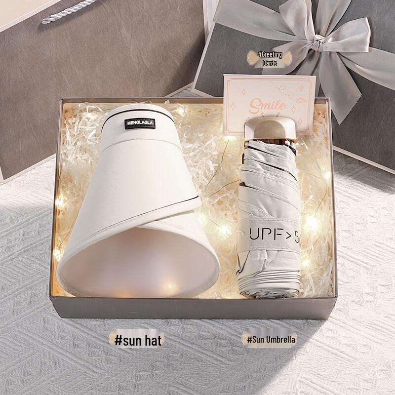 Aiqiyi A1 Cooling Gift Set 18 Sun Hat + Umbrella