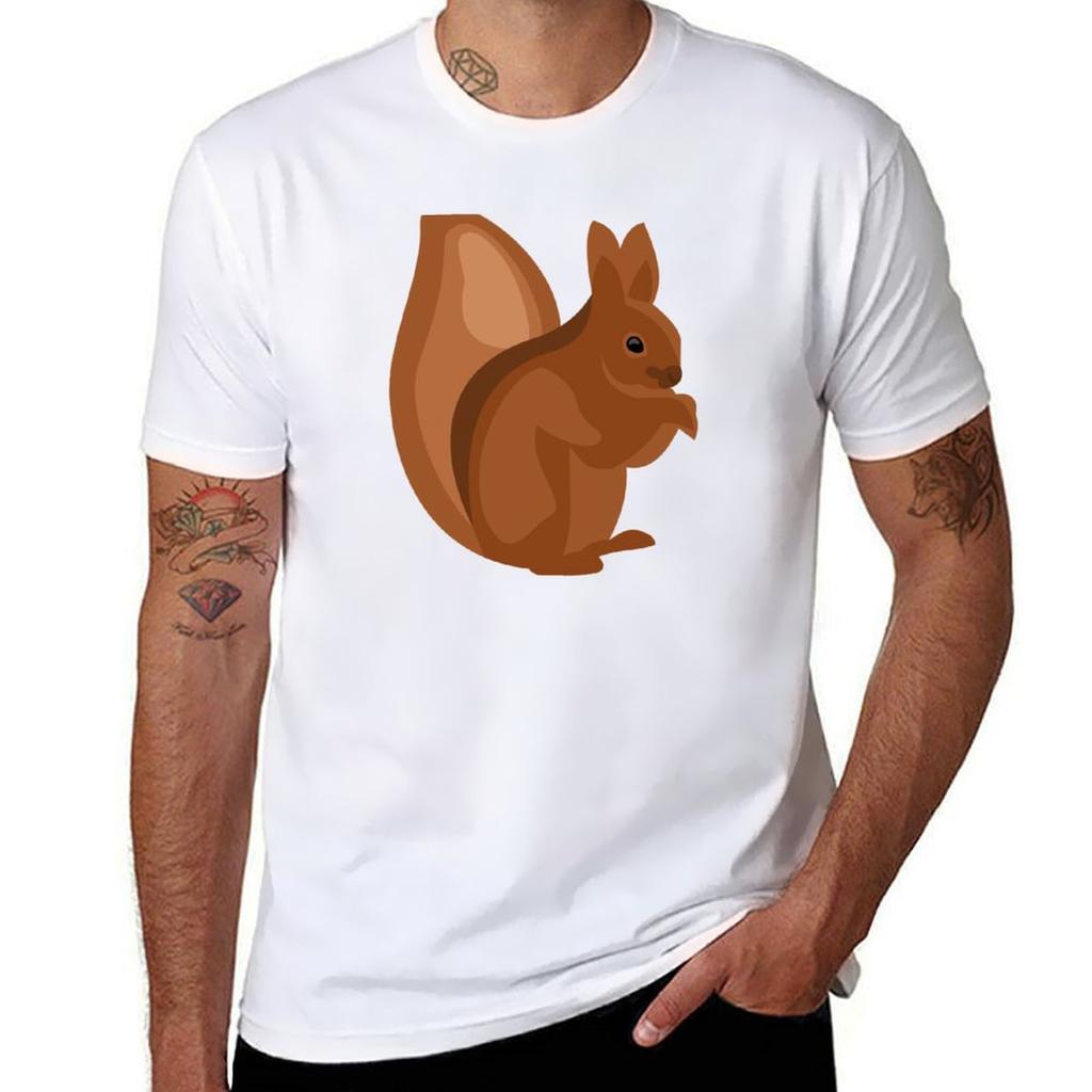 Squirrel Tshirt Thanksgiving Casual Tee