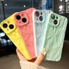 Weiche Candy Fold Pattern Handyhülle für iPhone 11 12 13 14 15 Pro Max X Xs XR Max 7 8 Plus Bumper Silikonhüllen Abdeckung