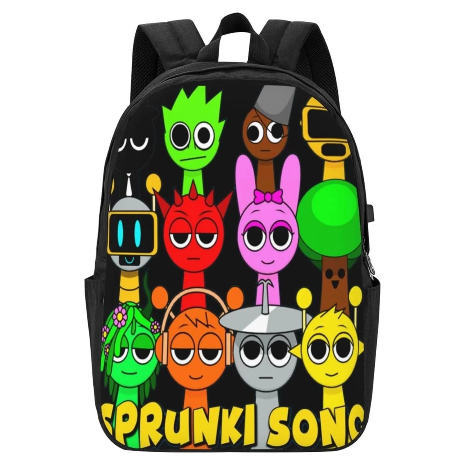 

Рюкзак с принтом аниме-периферии, персонализированная сумка для хранения рюкзака, 1 шт, 15,7 дюйма One Size чёрный