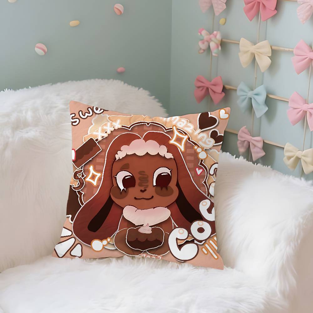Cosmo Vee Case Plush Fabric Soft Pillowcase Double Sided Print Cushion Cover Household Gifts