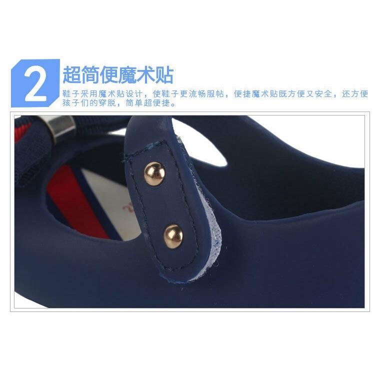 Charming Mini Melissa Girls British College Wind Bow Tie Kid Shoes For Stylish Children