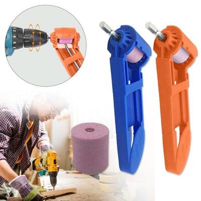 1Set Portable 2.0-12.5mm Drill Bit Sharpener Twist Drill Bit Sharpening Machine Corundum Grinding Wheel Tools