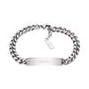 Lobster Clasp Design Stainless Steel Bracelet Men Bracelet Silver EGS3304040