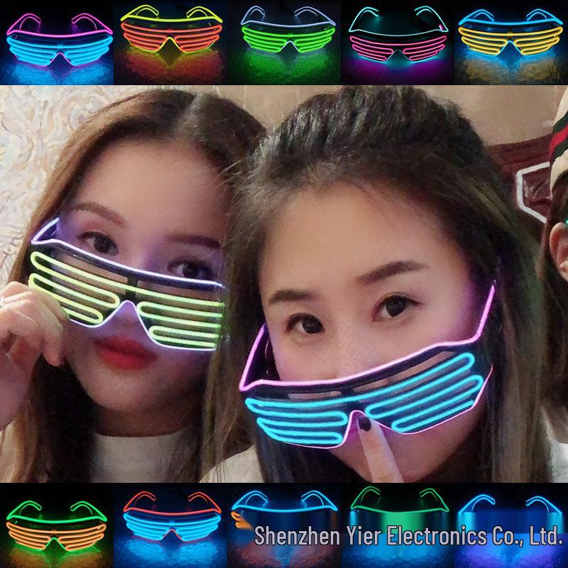 LED Light-Up Party Glasses for Stage Performances and Events
