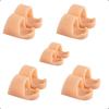 2PCS Toe Separator Orthotics for Foot Discomfort Repair Overlapped Toes (Pink/White)