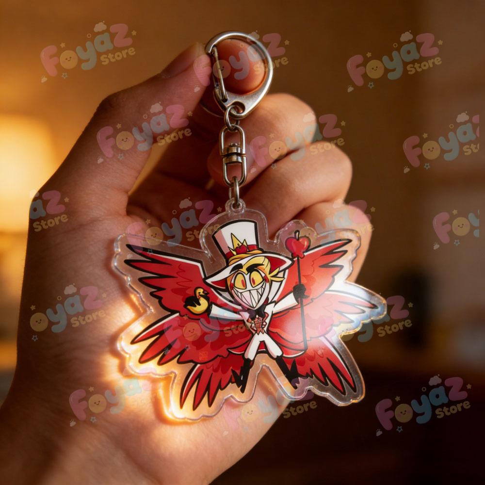 

Lucifer Chibi Keychain Accessories Bag Anime Keyrings Jewelry Manga Fans Gifts