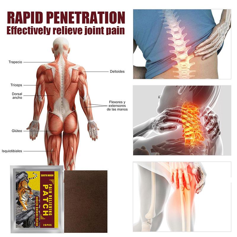 South Moon Tiger-Pflaster lindert Gelenkschmerzen, Meridian-Aktivierung, Körper-Gesundheitspflege-Patch, Gelenkpflaster