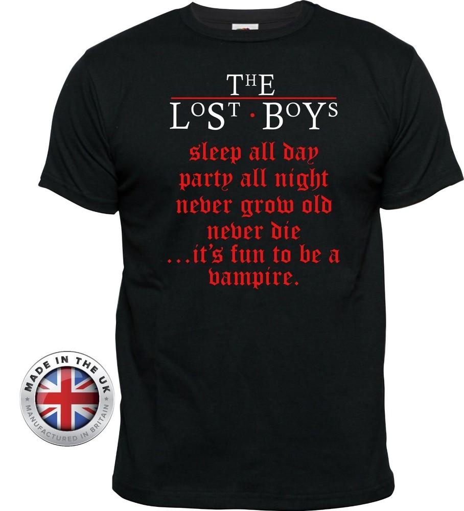 

LOST BOYS tshirt Party All Night vampire T Shirt. 80s Unisex,ladies fitted 2XL