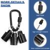 Limnyves 3pcs SDS Shank Bit Holder Keychain Quick Change Extension Bar Drill Bit Holder Quick Change Connect Rod Tool Set