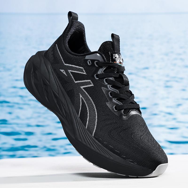 Zapatillas de Running para Hombre Entrenador Carrera Exterior Transpirables Amortiguación Zapatos de Lujo Zapatillas Malla Zapatillas Todoterreno Pareja Antideslizantes Moda