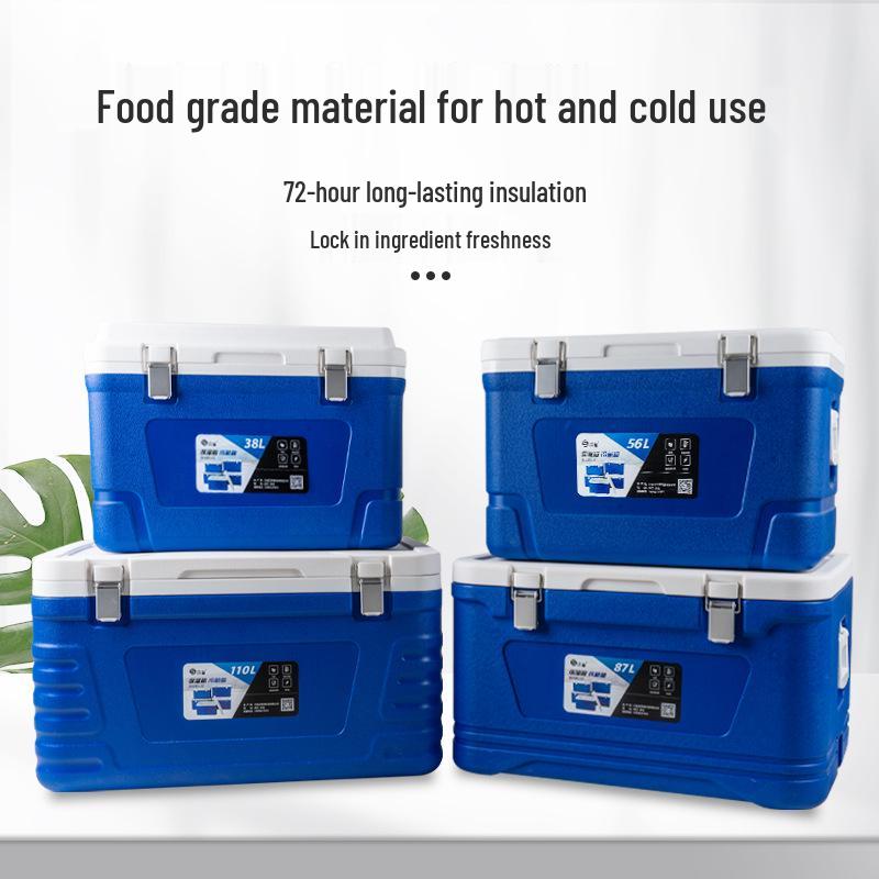 Sen Tai 87L Insulated Box Refrigerator for Outdoor, School, and Vehicle Use - Ideal for Ice Cream, Camping, and Takeaway Deliveries.