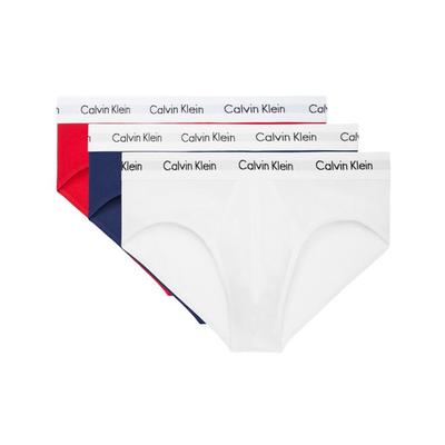 Letter Logo Comfortable Triangle Underwear 3-Pack Men Underwear Red White Blue U2661-I03