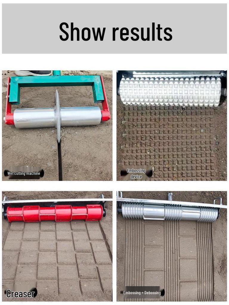 Concrete Pavement Texturizer and Anti-Slip Groover Roller Machine