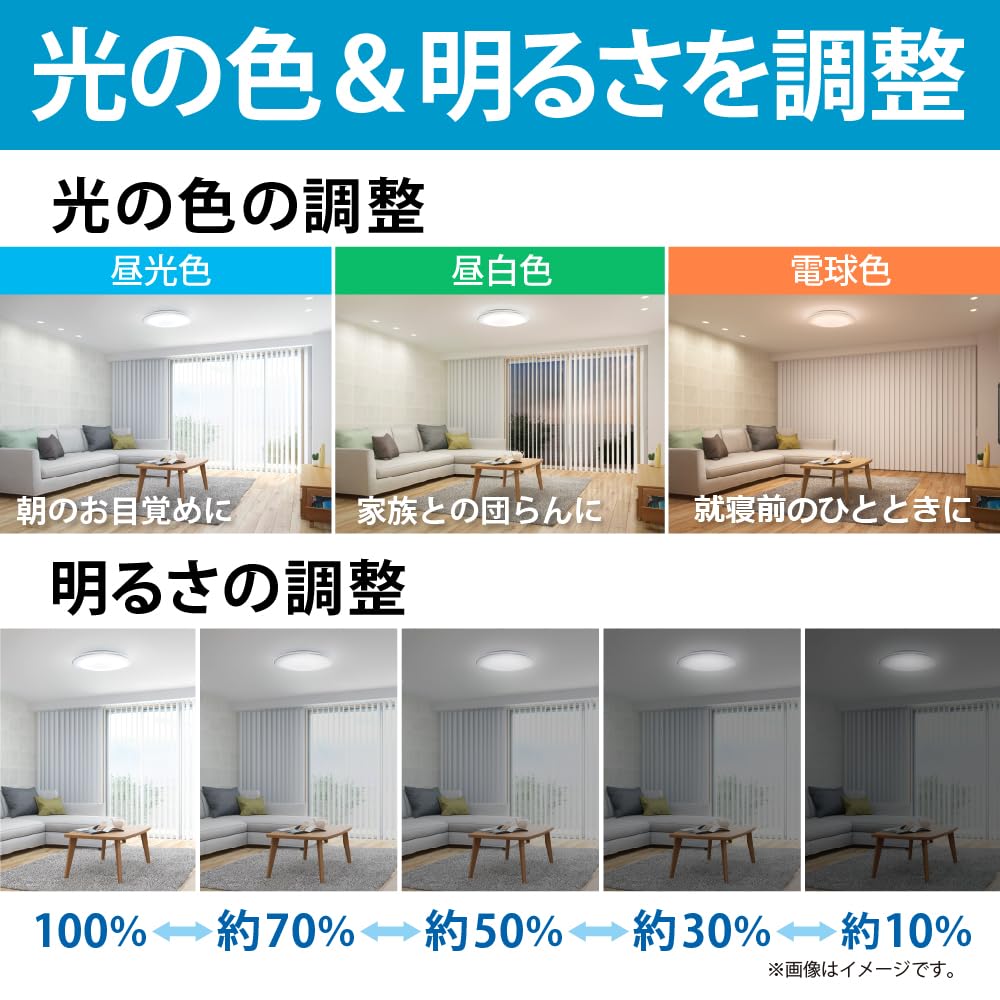 HotaluX (Hotalux) Made in Japan LED Ceiling Light HLDC12258, Suitable for rooms up to 12 tatami mats (Japan Lighting Manufacturers Association