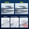 Transparent Car Door Handle Cup Protector Film Door Bowl Logo Sticker For Toyota Corolla Cross Chr Rav4 Crown Avensis Aygo Raiz