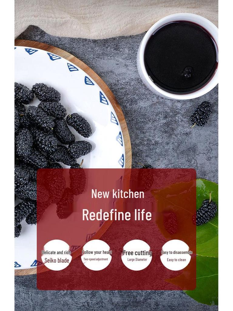 Estrattore di succo domestico multifunzionale completamente automatico per succo di frutta e verdura e separazione della polpa