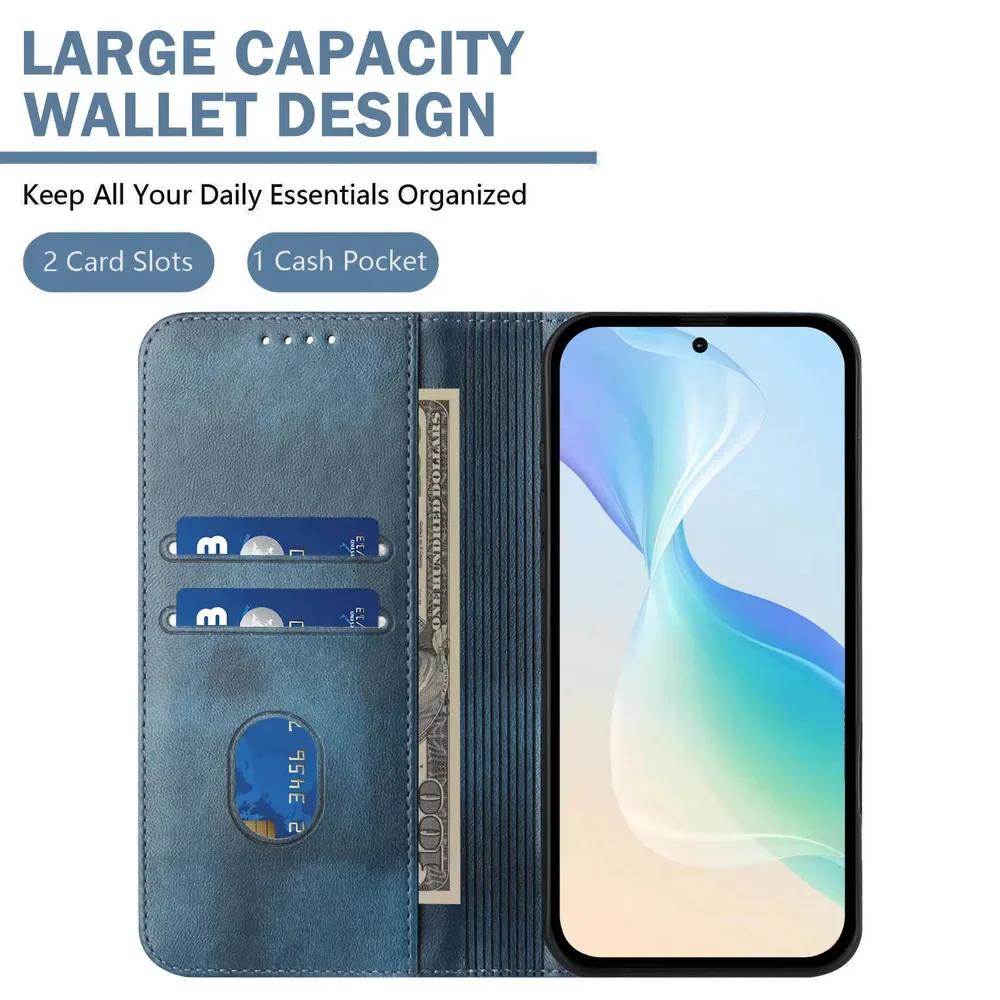 Etui portfelowe ze skóry RFID dla Nothing Phone 3A Pro 3 5G Dla Nothing CMF Phone 2 Pro 1 Etui Phone 2A 2 A Plus 3A Magnetyczna okładka