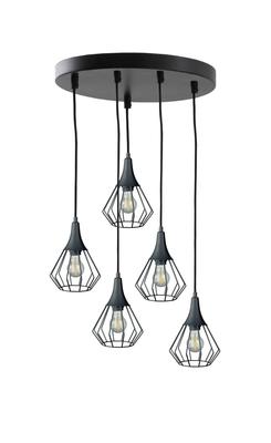 Pendant Lamp 5xE27 SELENE BLACK