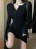 2026 Women's Autumn/Winter Knit Dress, Slimming Bodycon Skirt, Wearable Under a Coat, Flattering Wool Design
