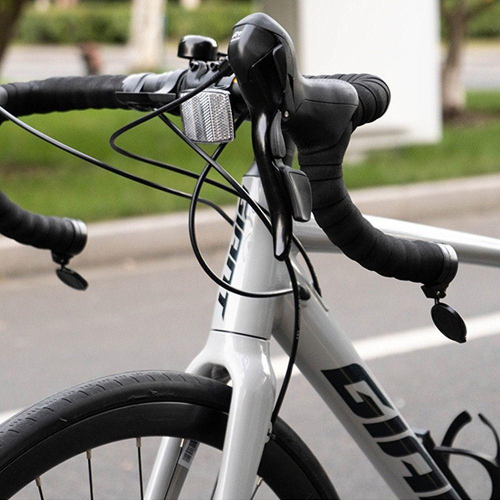 Black Bicycle Rearview  Mirrors Handle Rearview Mirror Cycling Rear View