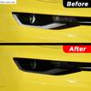 Car Headlight Protection Tint Anti-Scratch Protective Smoked Black Film TPU Stickers For Chevrolet Camaro 2016- Accessories