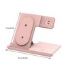 3 In 1 Wireless Charging Desk Stand Space Saving For S24 S23 Watch Earphone Fast Charging Phone Watch Earphone Foldable