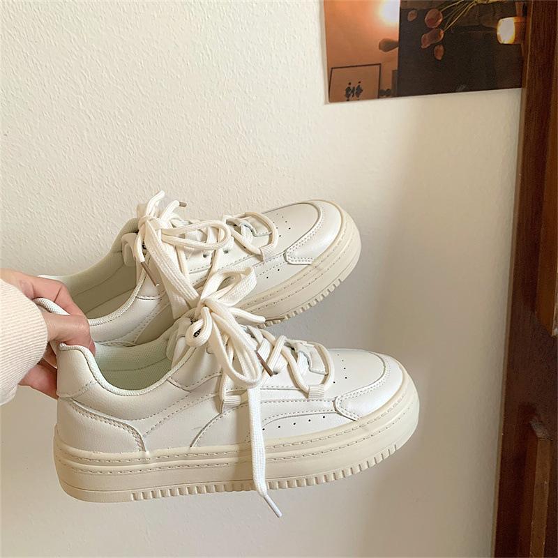 Thick-soled new spring and summer niche leisure student sports board shoes 35