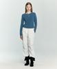 OIOI COLLECTION Reflective Parachute Pants [White]