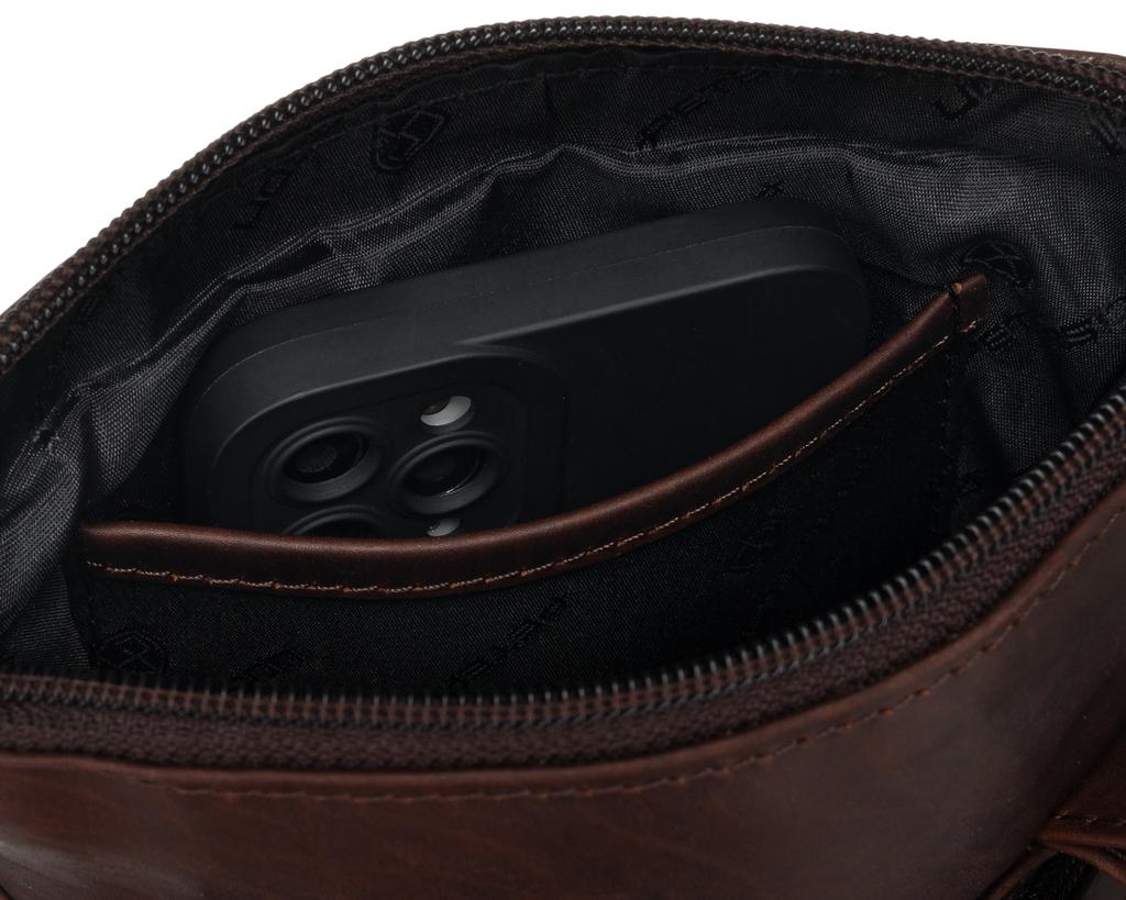 PTN 19004E-OPU-6941 Brown Leather Bag